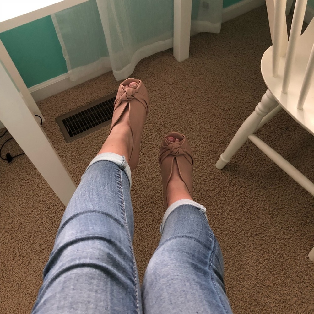 ‼️WORN ONCE‼️ Blush Pink Stiletto Heels